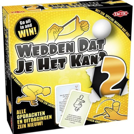 Wedden dat je het kan 2, TAC-55086 van Boosterbox te koop bij Speldorado !