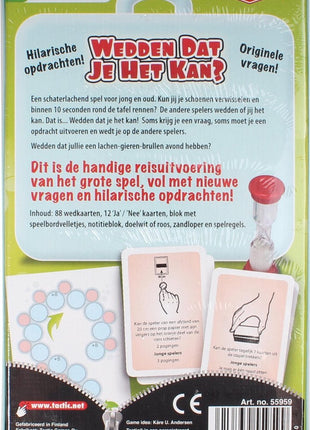 Wedden Dat Je Het Kan Reisspel