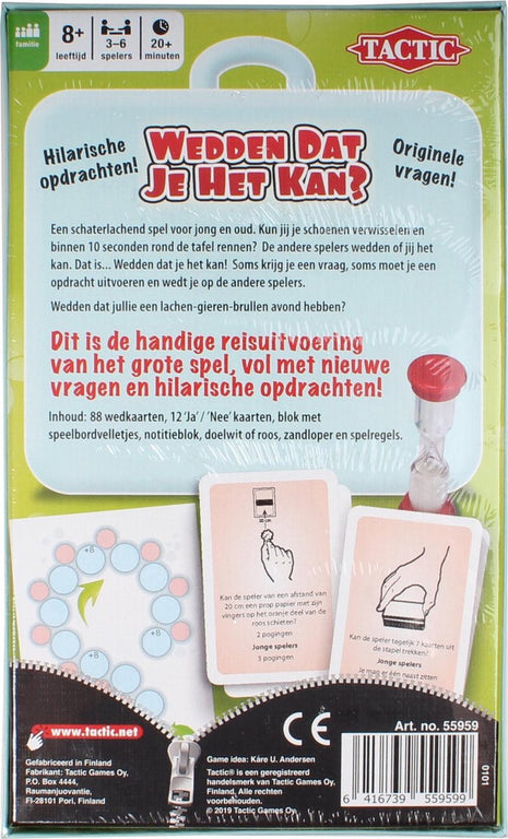 Wedden Dat Je Het Kan Reisspel