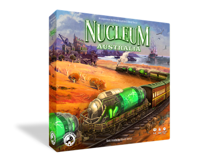 Dit is een foto van het spel Nucleum Australia te koop bij Speldorado Spellenwinkel Delft