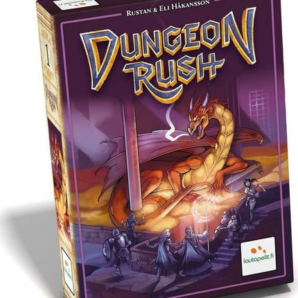 Dit is een foto van het spel Dungeon Rush te koop bij Speldorado Spellenwinkel Delft