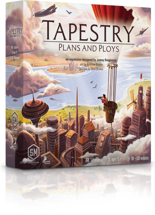 Tapestry Plans & Ploys Exp. – strategisch bordspel – 1 tot 5 spelers