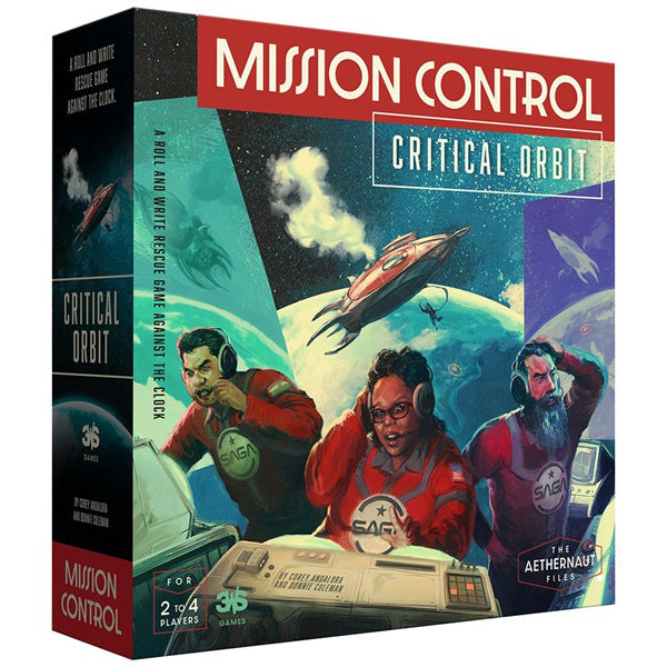 Dit is een foto van het spel Mission Control Critical Orbit te koop bij Speldorado Spellenwinkel Delft