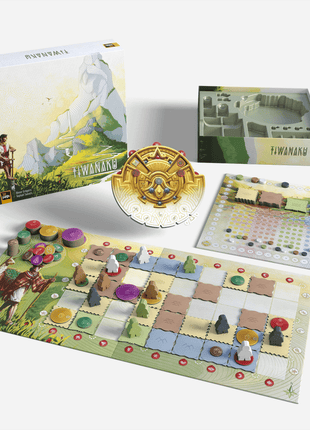 Dit is een foto van het spel Tiwanaku te koop bij Speldorado Spellenwinkel Delft