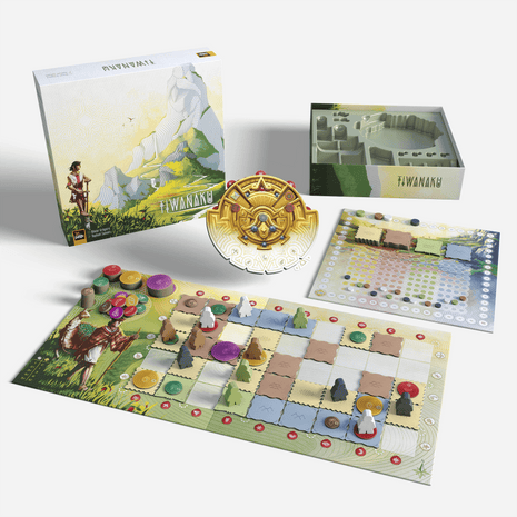 Dit is een foto van het spel Tiwanaku te koop bij Speldorado Spellenwinkel Delft