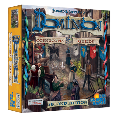 Dominion Guilds & Cornucopia 2nd Edition – strategisch kaartspel – 4 tot 4 spelers