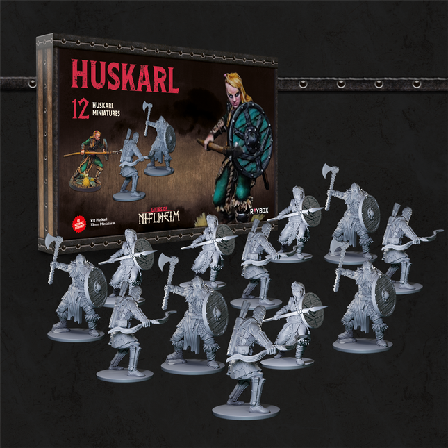 [ Pre Order] Gates of Niflheim Huskarl Miniatures Set