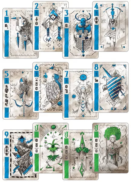 Dit is een foto van het spel Thrones of Valeria - EN te koop bij Speldorado Spellenwinkel Delft