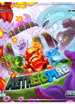 Aetherspire - EN – gezellig dobbelspel – 1 tot 4 spelers