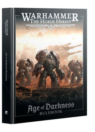 Dit is een afbeelding van het miniatuur age of darkness rulebook -  horus heresy voor het spel Warhammer, te koop bij Tabletop Miniature Wargames spellenwinkel Speldorado in delft