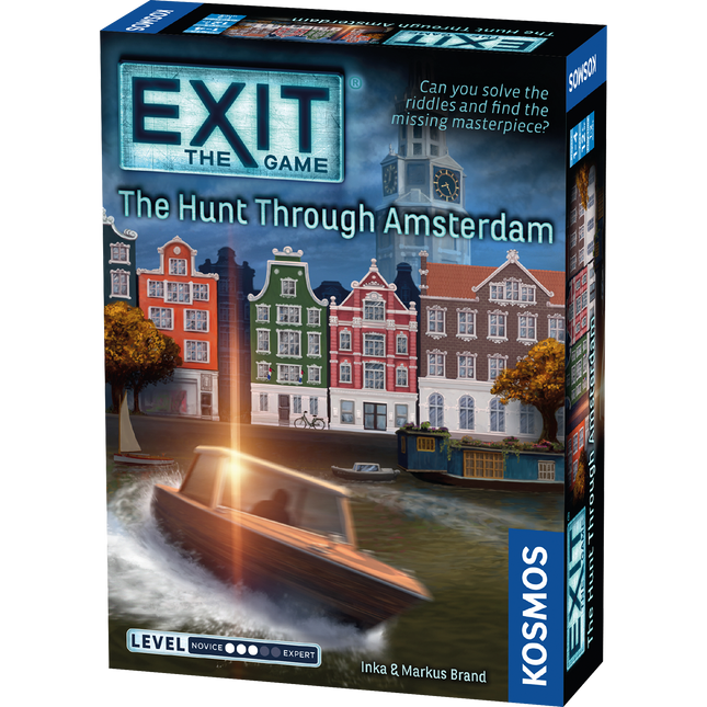 Dit is een foto van het spel The hunt through amsterdam - Exit te koop bij Speldorado Spellenwinkel Delft