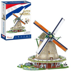 Cubic Fun 3d Puzzel Hollandse Windmolen, 2012569 van Van der Meulen te koop bij Speldorado !