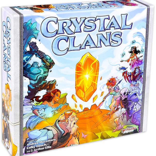 Dit is een foto van het spel Crystal Clans te koop bij Speldorado Spellenwinkel Delft