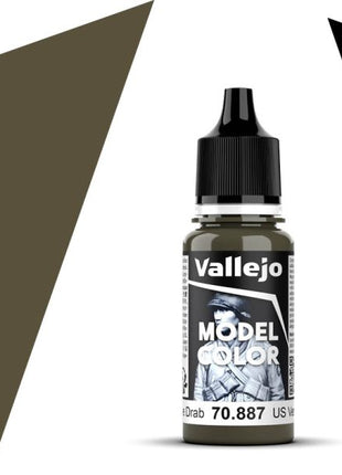 122 - US OLIVE DRAB - verf – verf en gereedschap voor miniaturen