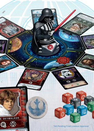 Dit is een foto van het spel STAR WARS DARK SIDE RISING - EN te koop bij Speldorado Spellenwinkel Delft
