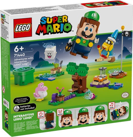 Avonturen met interactieve LEGO Luigi 71440 Super Mario