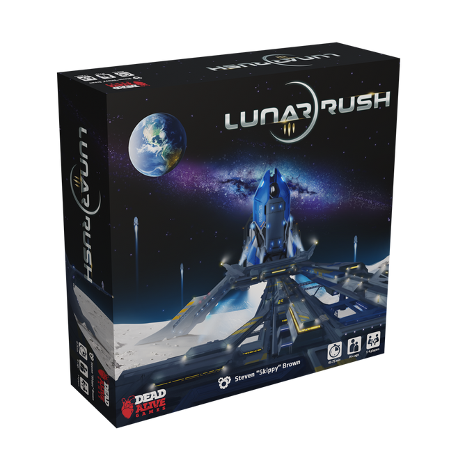 Dit is een foto van het spel Lunar Rush - En te koop bij Speldorado Spellenwinkel Delft
