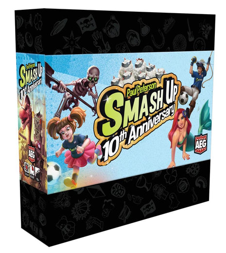 Smash Up 10th Anniversary Set – gezellig bordspel – 2 tot 4 spelers
