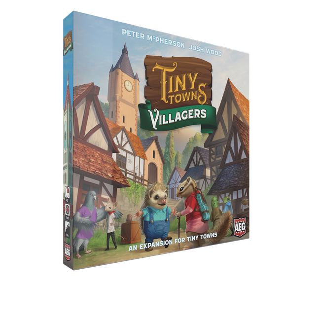 Dit is een foto van het spel Tiny Towns Villagers te koop bij Speldorado Spellenwinkel Delft