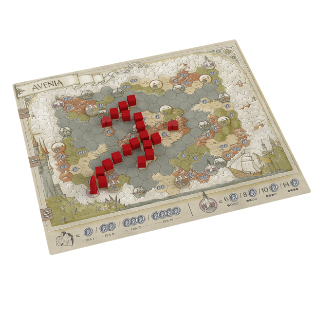 Dit is een foto van het spel The Guild of Merchants Explorers te koop bij Speldorado Spellenwinkel Delft