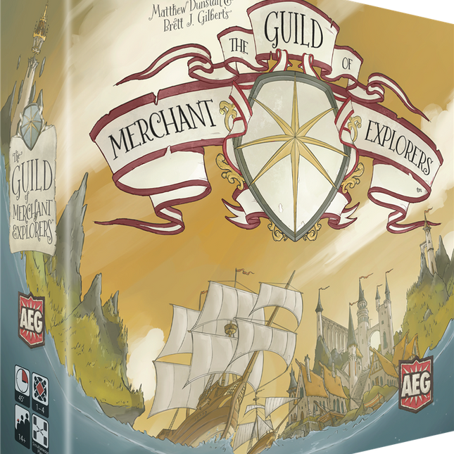 Dit is een foto van het spel The Guild of Merchants Explorers te koop bij Speldorado Spellenwinkel Delft