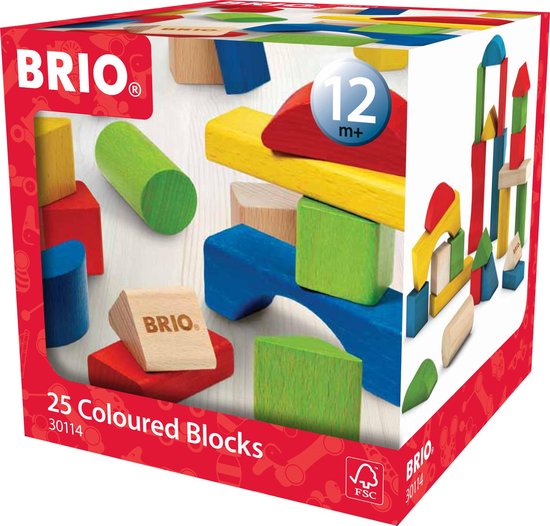 25pc Block set, 30114 van Brio te koop bij Speldorado !