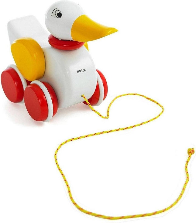 Pull-along Duck white