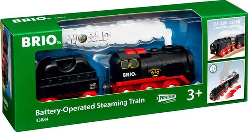 Battery/Operated Steaming Train, 33884 van Brio te koop bij Speldorado !