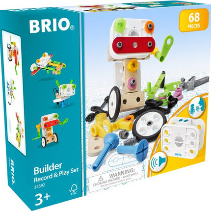 Builder Record and Play Set (67 pcs.), 34592 van Brio te koop bij Speldorado !