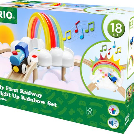 My First Railway Light Up Rainbow Set, 36002 van Brio te koop bij Speldorado !