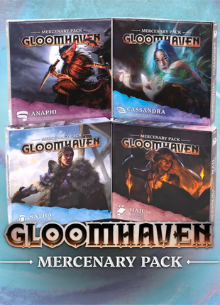 Gloomhaven Mercenary 4-Pack Bundle – strategisch bordspel – 1 tot 4 spelers