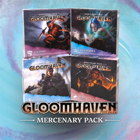 Gloomhaven Mercenary 4-Pack Bundle – strategisch bordspel – 1 tot 4 spelers