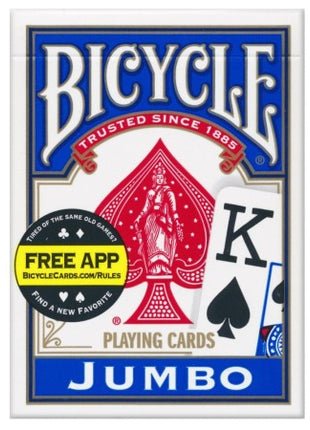 Speelkaarten  Rider Back International Jumbo Index - Bicycle - Karton - uitvoering