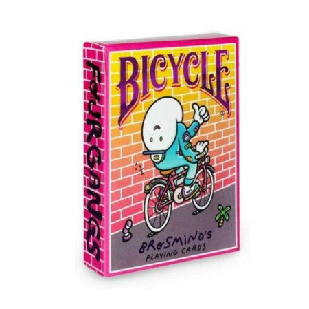 Dit is een foto van het spel Brosmind Fourgangs - Bicycle te koop bij Speldorado Spellenwinkel Delft