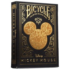 Dit is een foto van het spel Mickey Black Gold - Bicycle te koop bij Speldorado Spellenwinkel Delft