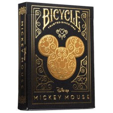 Bicycle Mickey Black Gold