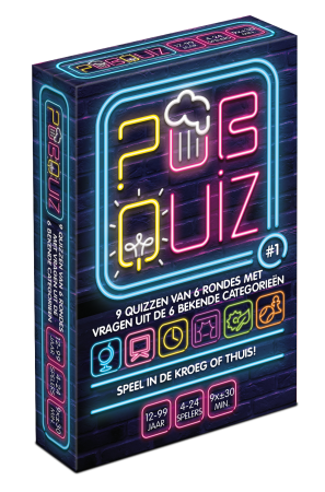 Pubquiz #1 – gezellig kaartspel – 2 tot 4 spelers