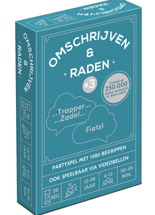 Omschrijven & Raden 3 – party kaartspel – 2 tot 4 spelers