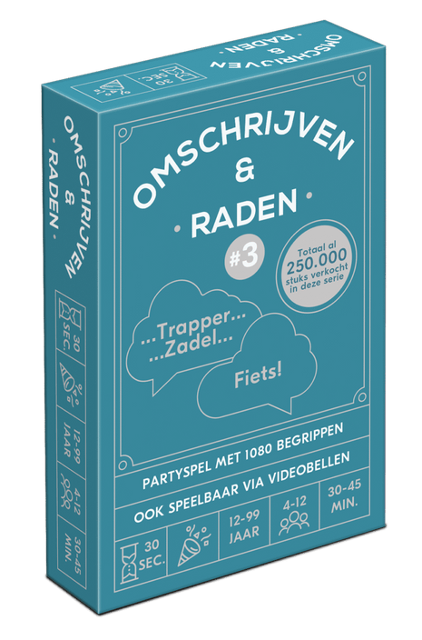 Omschrijven & Raden 3 – party kaartspel – 2 tot 4 spelers