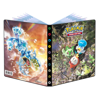 Dit is een foto van het spel Portofolio Pokemon SV01 4-POCKET te koop bij Speldorado Spellenwinkel Delft