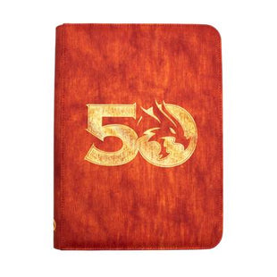 Dit is een foto van het spel Book folio d&d 50th anniversary te koop bij Speldorado Spellenwinkel Delft
