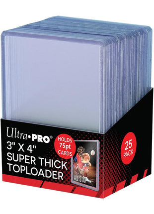 Toploaders 3x4 Clear Thick 75PT (25)