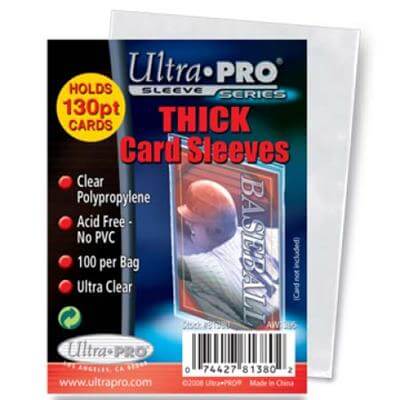 UP - Standard Sleeves - 2-1/2" X 3-1/2" Thick Card Sleeves (100 Ct), 9431 van Blackfire te koop bij Speldorado !