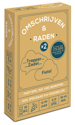 Omschrijven & Raden 2 – party kaartspel – 2 tot 4 spelers
