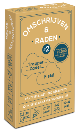 Dit is een foto van het spel Omschrijven & Raden 2 te koop bij Speldorado Spellenwinkel Delft