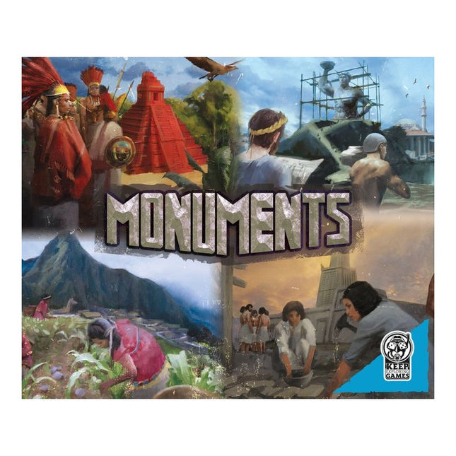 Dit is een foto van het spel Monuments: Deluxe (NL) - Keep Exploring Games te koop bij Speldorado Spellenwinkel Delft