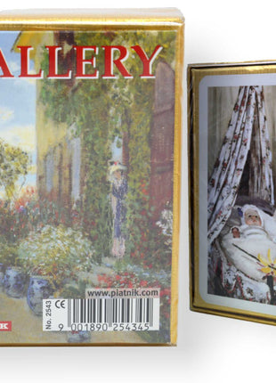 Dit is een foto van het spel Speelkaartenset Monet Child dubbel Piatnik te koop bij Speldorado Spellenwinkel Delft