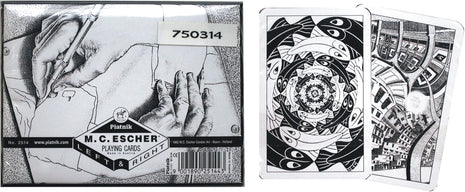Speelkaarten  Escher Left & Right Speelkaarten - Double Deck - Karton - uitvoering