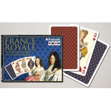 Dit is een foto van het spel SpeelkaartenSet France Royale Piatnik te koop bij Speldorado Spellenwinkel Delft