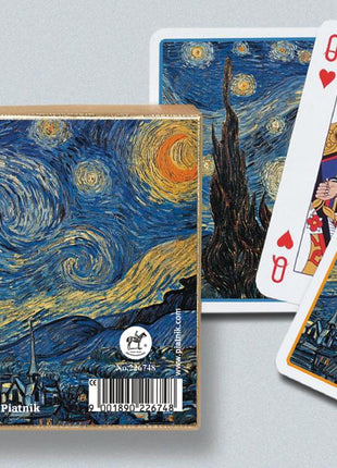 Speelkaarten  Vincent van Gogh Sterrennacht Speelkaarten - Double Deck - Karton - uitvoering
